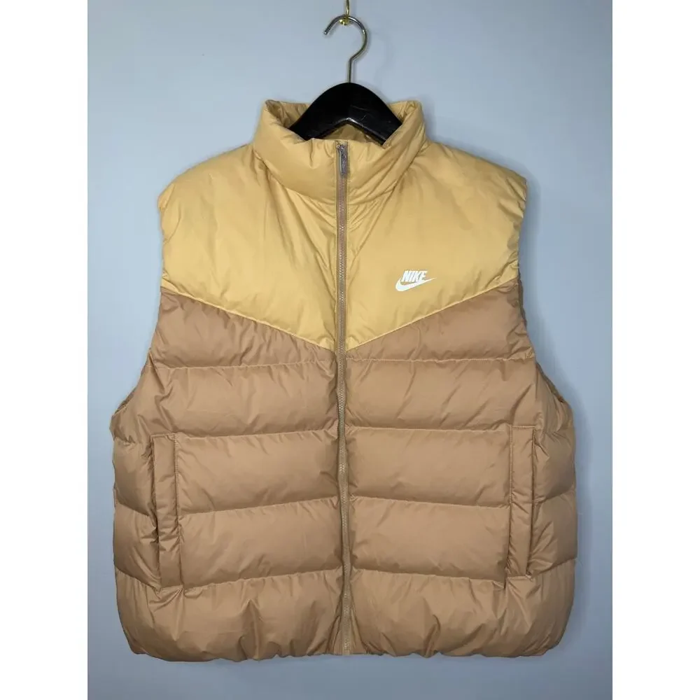 Nike Sportswear Therma-FIT Windrunner Women's Down Vest Hemp/Sesame/White XXL